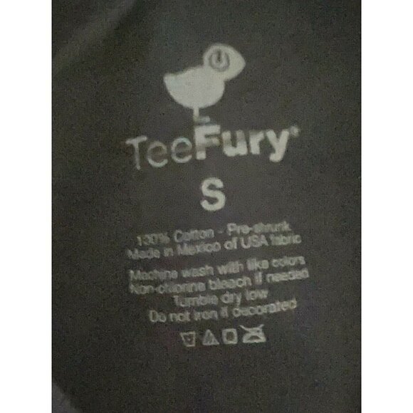 TeeFury Navy Blue Mashup Graphic T-Shirt Small See You Next Mission Preshrunk - Picture 4 of 4